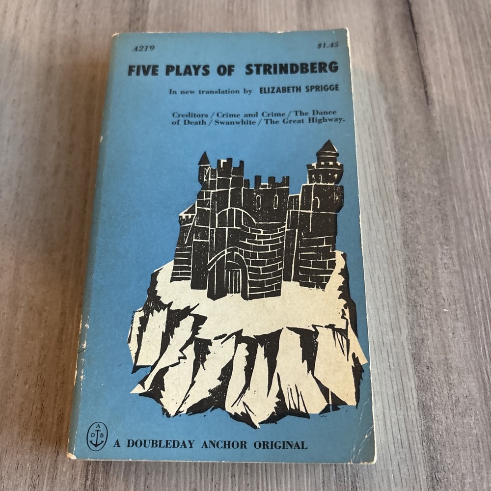 Five Plays of Strindberg August Strindberg 1960 Doubleday Anchor Original A219